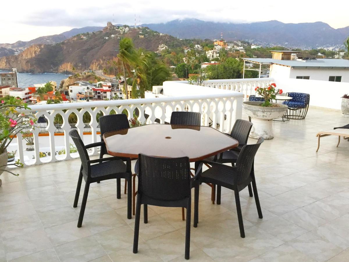 Villa Guitarron Gran Terraza Vista Espectacular 6 Huespedes Piscina Gigante Акапулько Екстер'єр фото