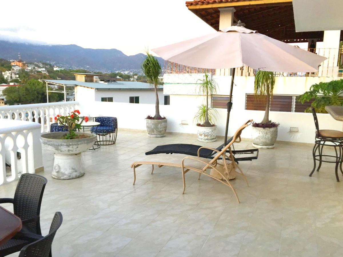 Villa Guitarron Gran Terraza Vista Espectacular 6 Huespedes Piscina Gigante Акапулько Екстер'єр фото